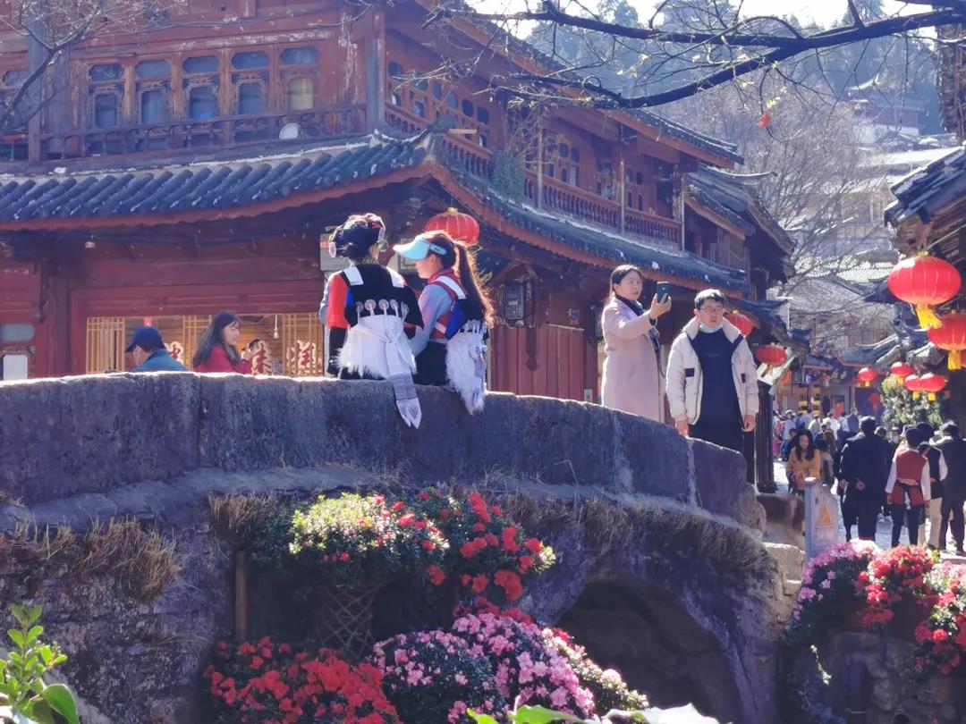 來麗江古城，感受花團錦簇、欣欣向榮